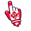 Cute Canada Rocket pointer cursor