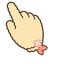 Cute Fried Shrimp Tail pointer cursor