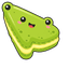 Cute Frog Macaron default cursor