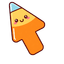 Cute Orange Bottle default cursor