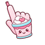 Cute Pink Milkshake pointer cursor