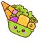 Cute Veggie Bowl default cursor
