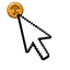 Dalgona Candy Cursor default cursor