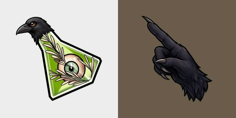 Dark Raven Occult Cursor