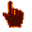 Ember Molten Pixel Cursor pointer cursor