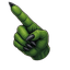Emerald Spike Beast Cursor pointer cursor