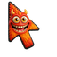 Fire Orange Fur Beast Cursor default cursor