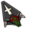 Flower Coffin Grave Cursor default cursor