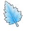 Frost Crystal Leaf Cursor default cursor