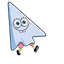 Ghost Patrick Star Cursor default cursor