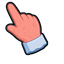Ghost Patrick Star Cursor pointer cursor