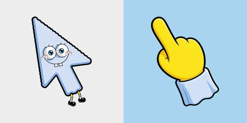 Ghost SpongeBob Cursor