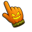 Glowing Jack-o-lantern Cursor pointer cursor