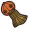 Grinning Pumpkin Ghost Cursor default cursor