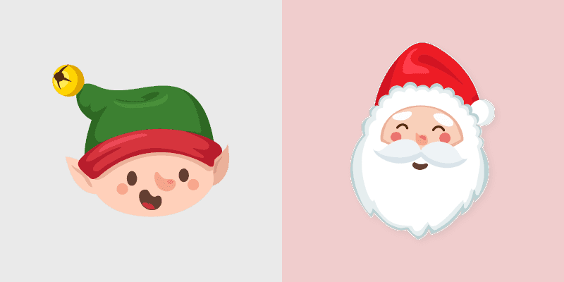 Santa & Elf Icons