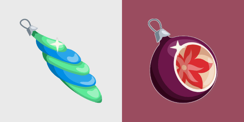 Retro Baubles cursor preview