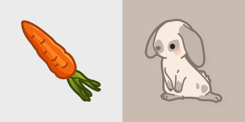 Carrot cursor preview