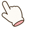 Kawaii Blush Ghost Cursor pointer cursor