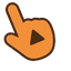 Kawaii Jack O Lantern Cursor pointer cursor