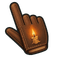 Leather Spellbook Candle Cursor pointer cursor