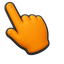 Lime Goggle Ball Monster Cursor pointer cursor
