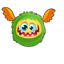 Lime Wing Tube Monster Cursor default cursor