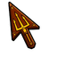 Mechanical Pitchfork Cursor default cursor