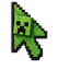 Minecraft Creeper Voxel default cursor