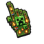Minecraft Creeper Voxel pointer cursor