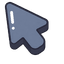 Minimal Ninja Throwing Star default cursor