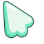 Mint Puff default cursor