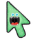 Mint Tuft Monster Cursor default cursor