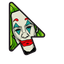 Modern Joker Portrait Cursor default cursor