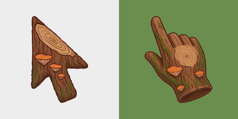Mossy Stump Rings Cursor
