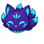 Neon Kitsune pointer cursor