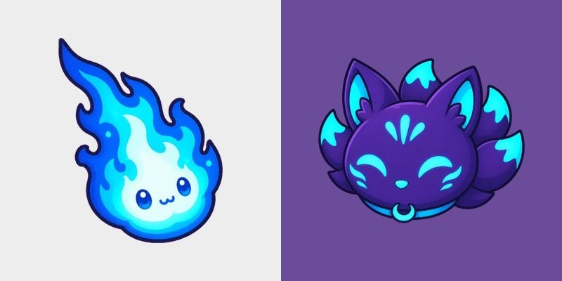 Neon Kitsune cursor preview