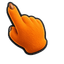 Orange Ram Fluff Monster Cursor pointer cursor