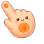 Peach Daifuku pointer cursor