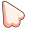 Peach Puff default cursor