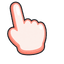 Peach Puff pointer cursor