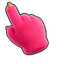 Pink Cyclops Ear Monster Cursor pointer cursor