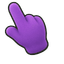 Pink Winged Spot Monster Cursor pointer cursor