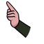 Pumpkin Claw Fist Cursor pointer cursor
