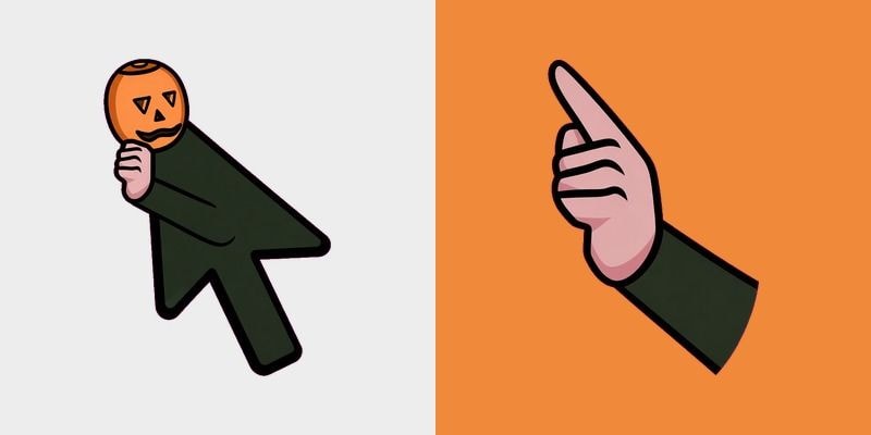 Pumpkin Claw Fist Cursor