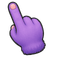 Purple Pink Ruff Monster Cursor pointer cursor
