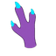 Purple Stalk Eye Monster Cursor pointer cursor