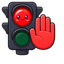 Red Light Green Light pointer cursor