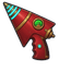 Red Retro Sci Fi Raygun default cursor