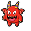 Red Stripe Wing Monster Cursor pointer cursor