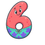 Six Seven SpongeBob pointer cursor